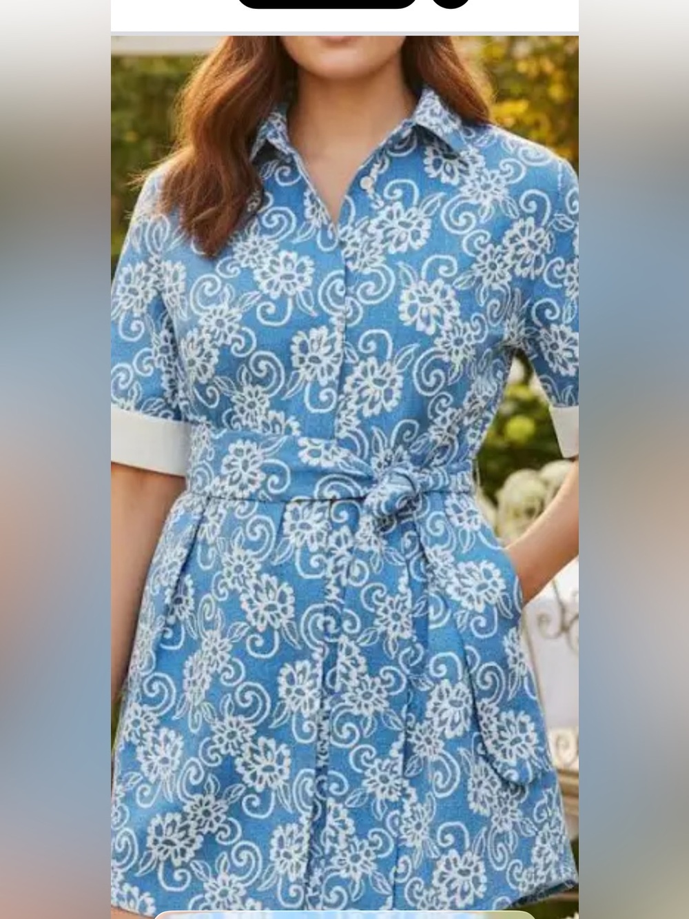 Tuckernuck Belted Shirt Dress
